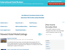 Tablet Screenshot of internationalhotelbrokers.com